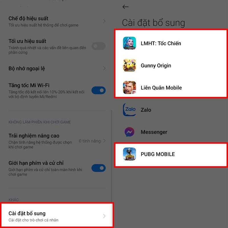 Cách tăng độ nhạy cảm ứng khi chơi game trên điện thoại Xiaomi