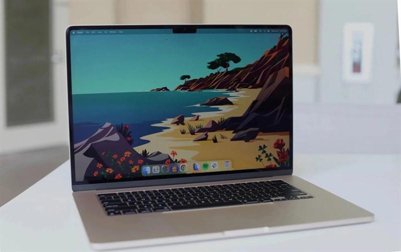 MacBook Air 15 inch còn được cung cấp sức mạnh tư vi xử lý Apple M2 mạnh mẽ