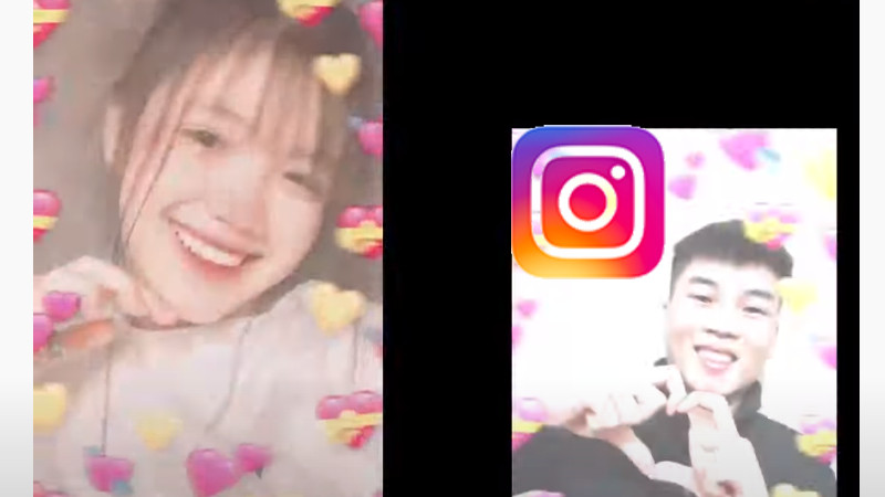 Bắt Trend TikTok với Filter Trái Tim Xung Quanh trên Instagram