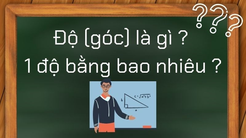 1 độ bằng bao nhiêu rad, pi? Cách đổi độ sang radian, pi