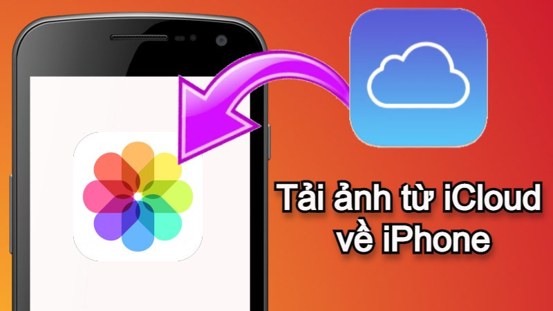 2 cách tải ảnh từ iCloud về iPhone