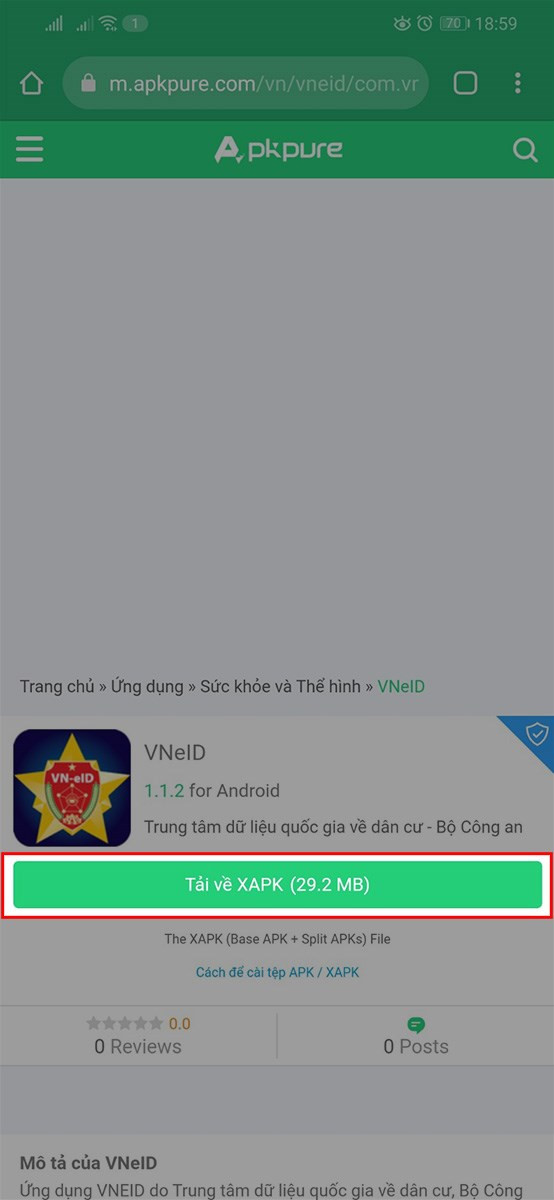 Hướng Dẫn Cài Đặt VNEID APK Cho Điện Thoại Android