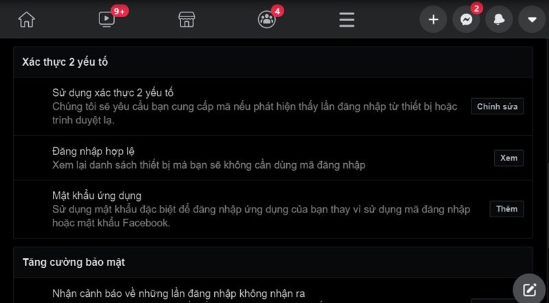 Hướng Dẫn Bật Xác Thực Hai Yếu Tố Facebook Không Cần Số Điện Thoại