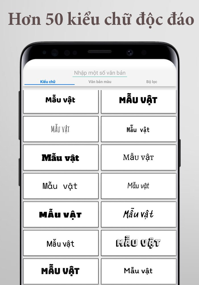 50 phông chữ độc đáo