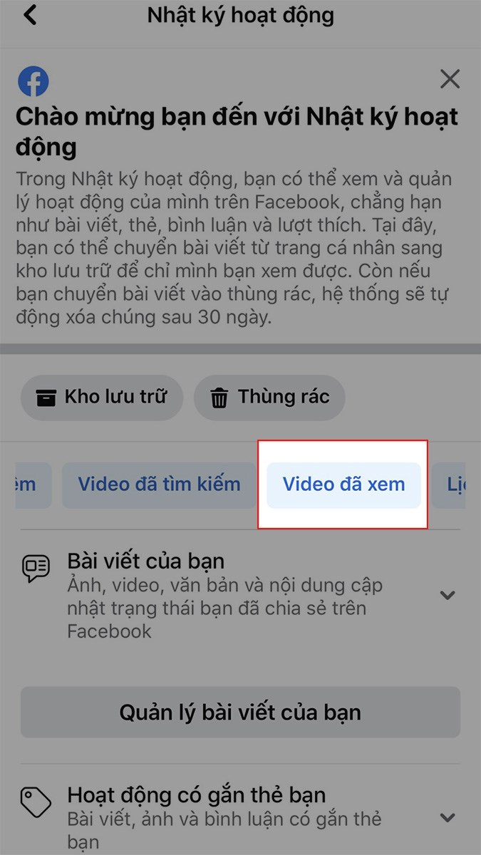 Hướng Dẫn Xóa Lịch Sử Xem Video Trên Facebook Watch