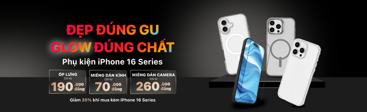 alt text: Banner quảng cáo iPhone 16 series