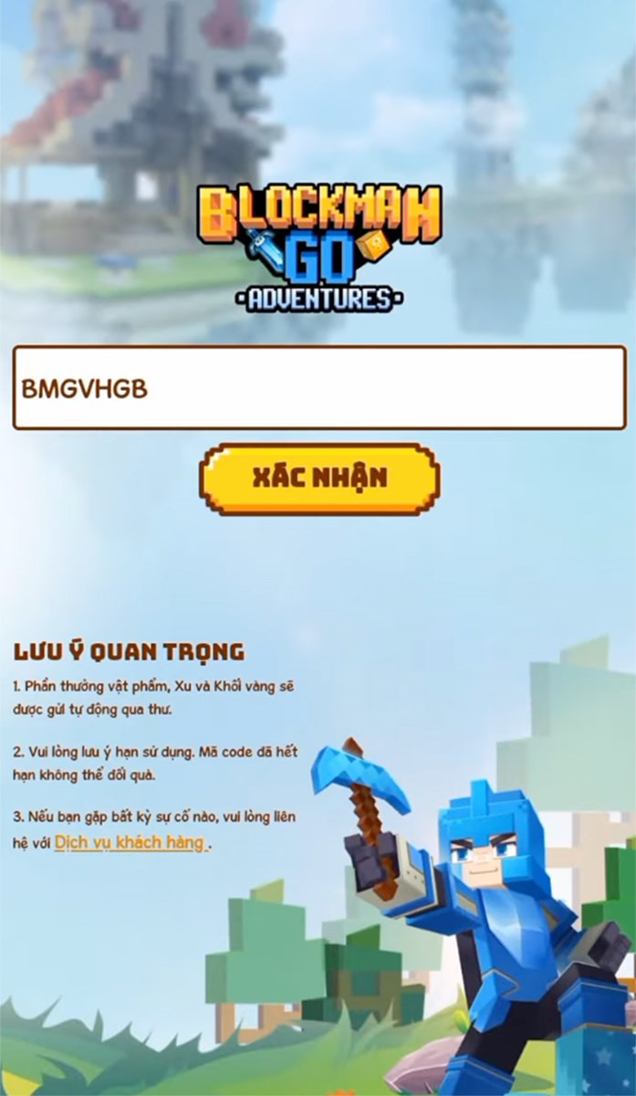 alt text: Bước 3: Nhập Code và Xác Nhận