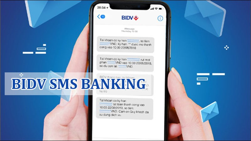 Alt text: Cách đăng ký SMS Banking BIDV