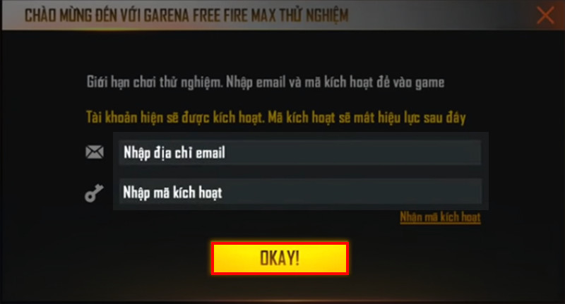 alt text: Đăng nhập Free Fire Max trên Android