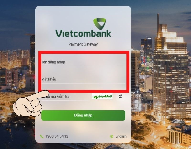 alt text: Đăng nhập Internet Banking