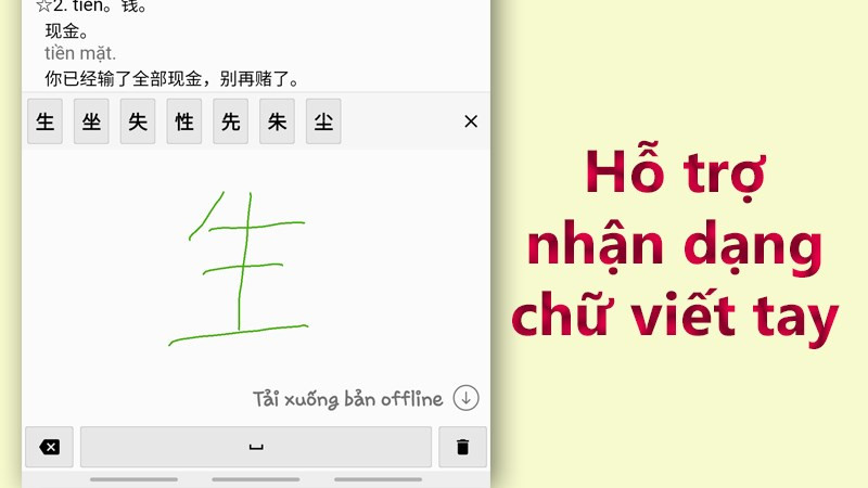 alt text: Giao diện tra cứu từ vựng của Từ Điển Trung Việt