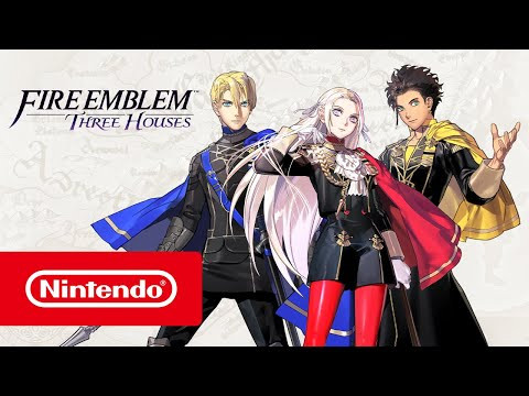 alt text: Hình ảnh game Fire Emblem: Three Houses với khung cảnh chiến đấu