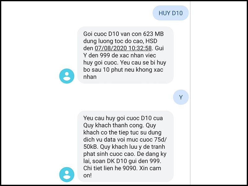 alt text: Hình ảnh minh họa cách hủy gói cước 3G/4G MobiFone