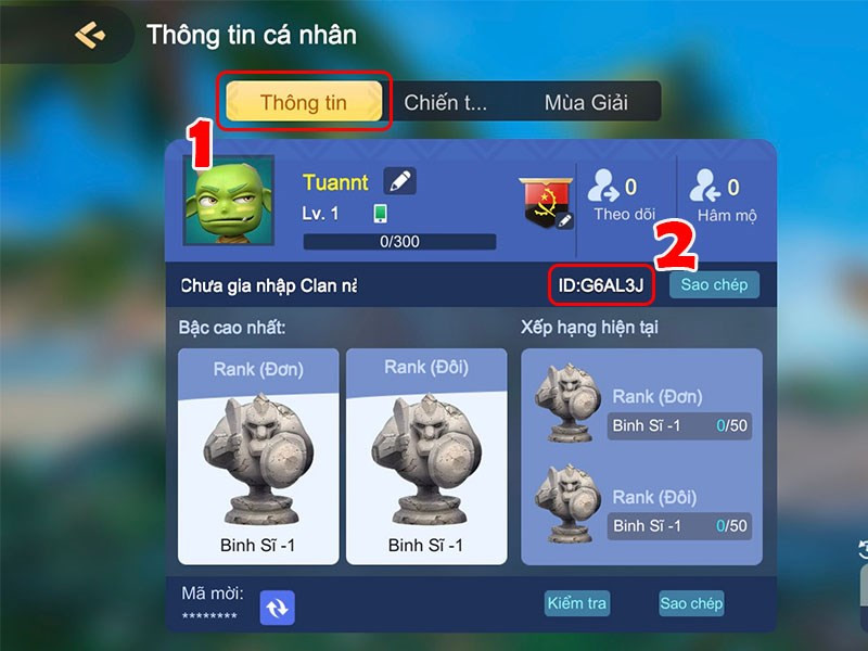 alt text: Hướng dẫn lấy ID nhân vật trong Auto Chess VNG