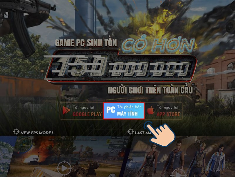 alt text: Tải phiên bản máy tính Rules of Survival