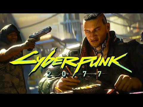 alt text: Thành phố Night City trong Cyberpunk 2077