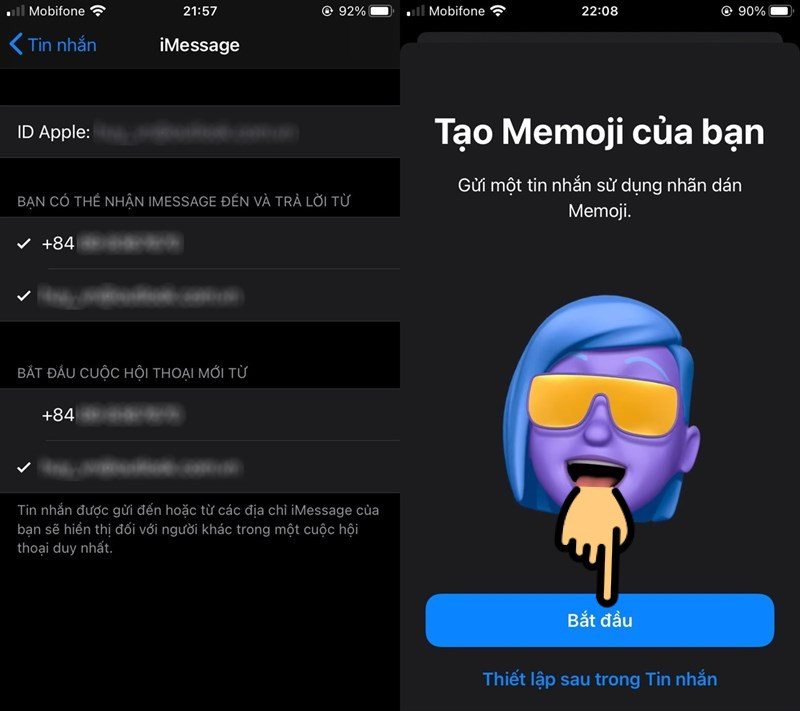 Bắt đầu sử dụng iMessage