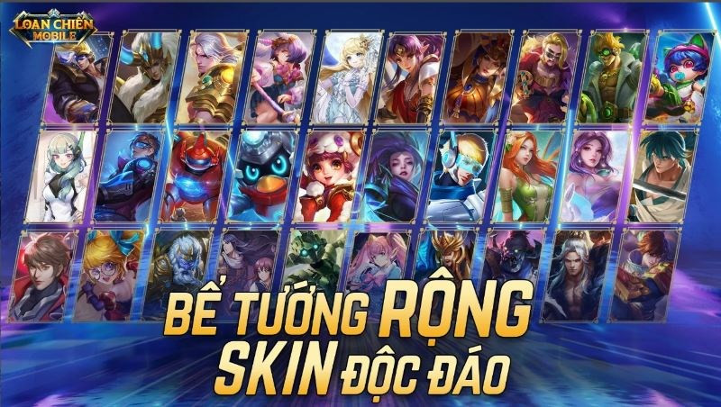 Bể tướng rộng, Skin độc đ&aacute;o