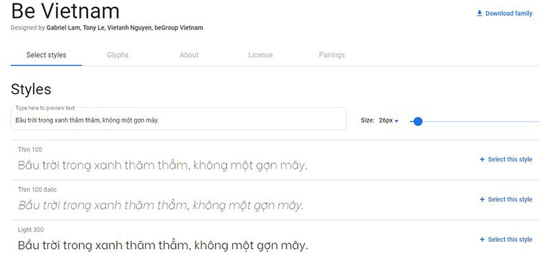 Top Font Chữ Tiếng Việt Đẹp và Miễn Phí trên Google Fonts