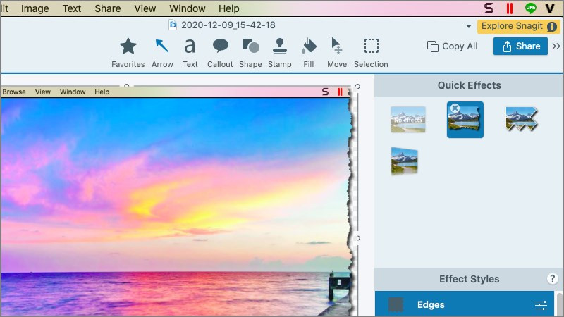 Bộ công cụ chỉnh sửa ảnh Snagit