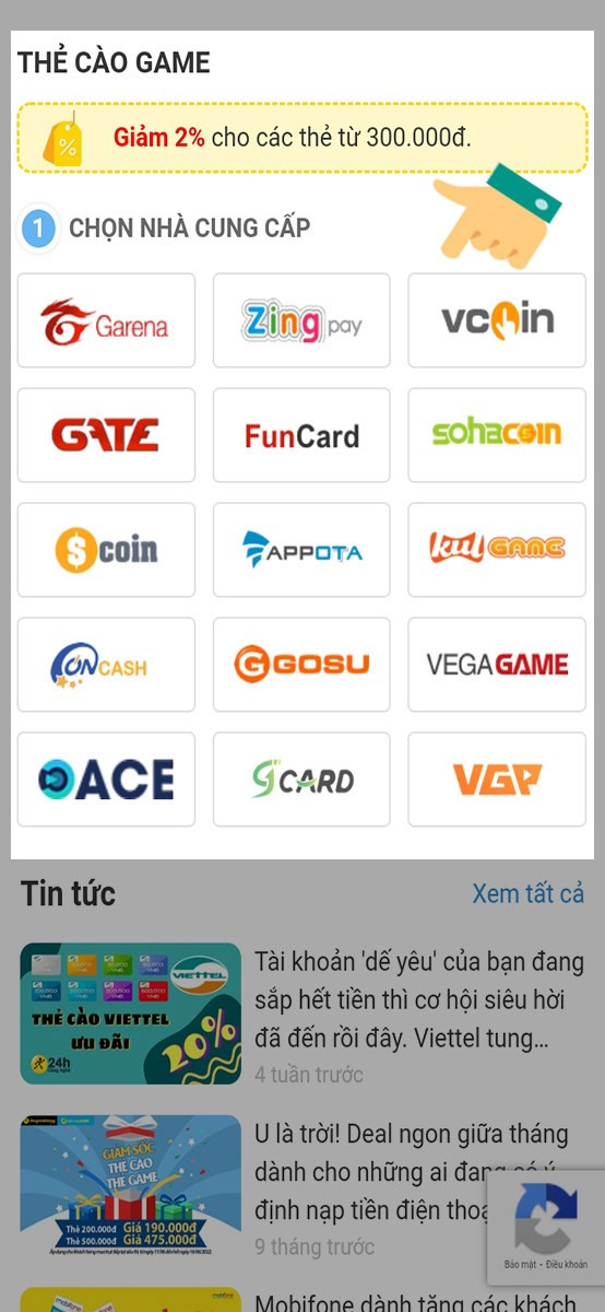 Mua Thẻ Game Vcoin Giá Rẻ, Chiết Khấu Cao Tại Thế Giới Di Động