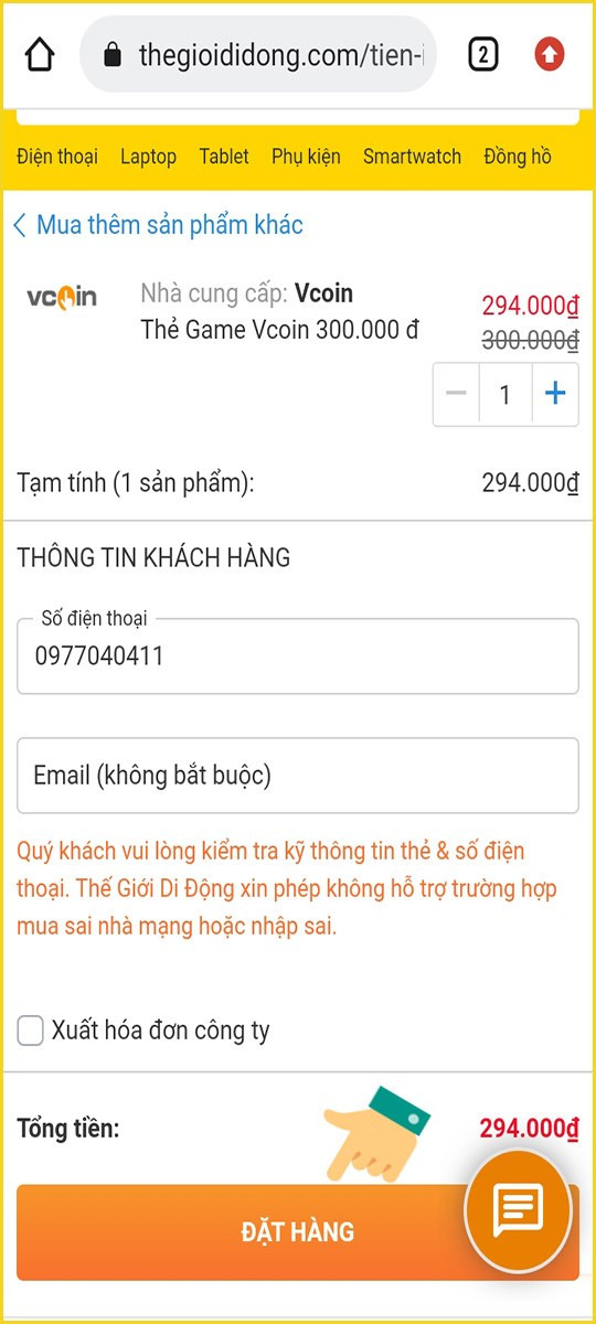 Mua Thẻ Game Vcoin Giá Rẻ, Chiết Khấu Cao Tại Thế Giới Di Động