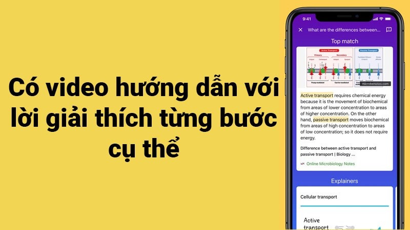 C&oacute; video với lời giải th&iacute;ch từng bước cụ thể