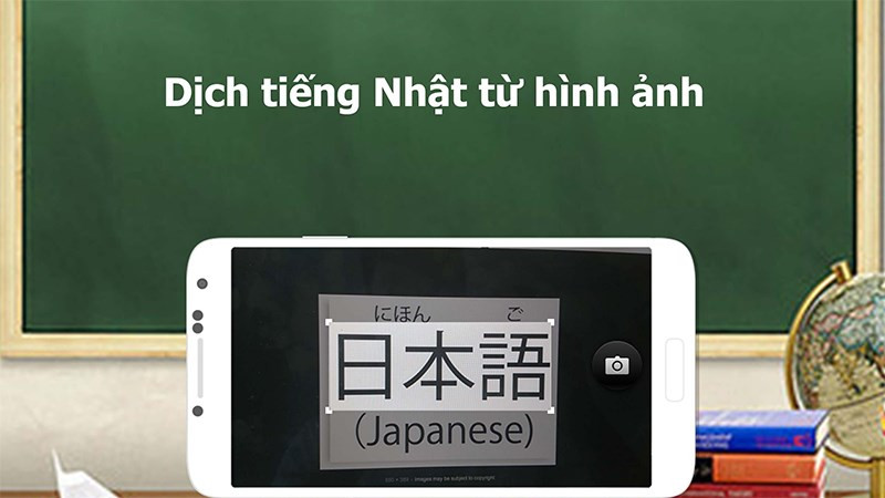 Cách dịch tiếng Nhật bằng hình ảnh qua Google Dịch trên điện thoại