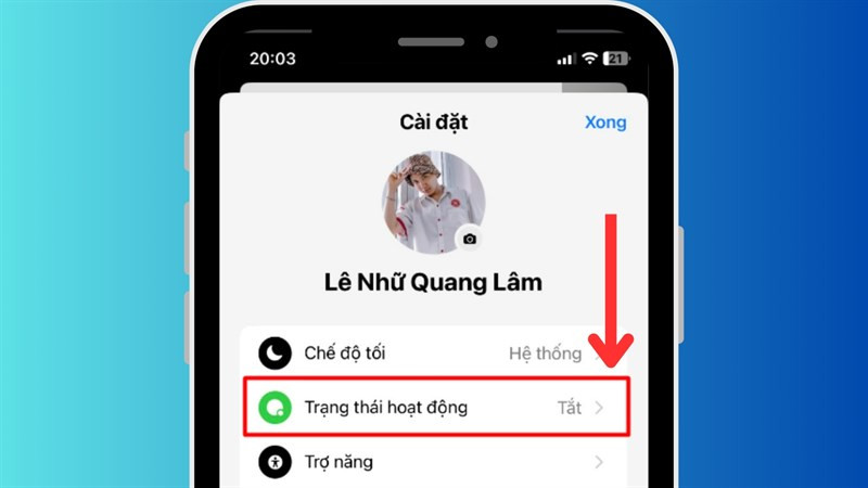 Cách treo nick Facebook bằng Messenger trên điện thoại (bước 3)