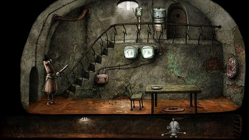 Cảnh trong game Machinarium