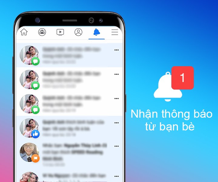 Cập nhật thông báo của bạn bè thường xuyên trên facebook 