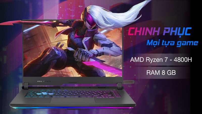 Cấu h&igrave;nh khủng của Asus ROG Strix Gaming G15 G513IH R7