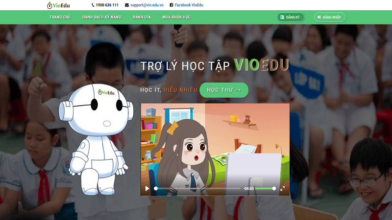 C&aacute;ch đăng k&yacute; t&agrave;i khoản, đăng nhập VioEdu học, thi To&aacute;n