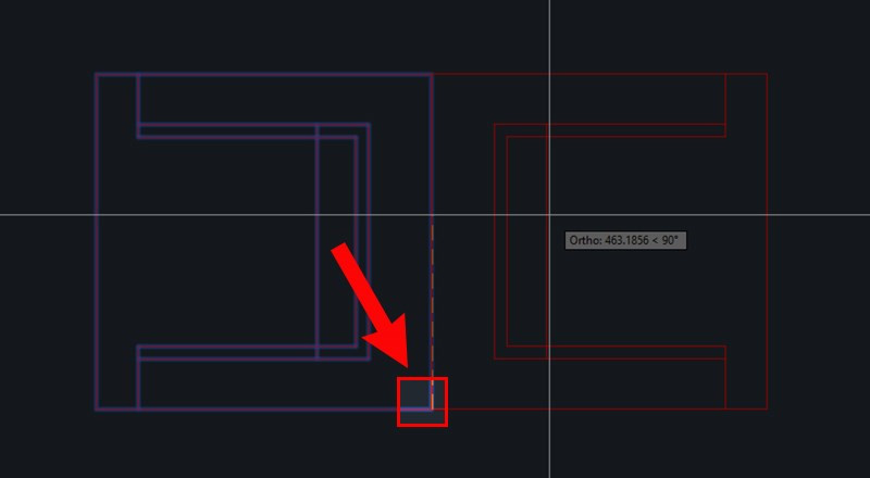 C&aacute;ch d&ugrave;ng lệnh đối xứng Mirror trong AutoCAD