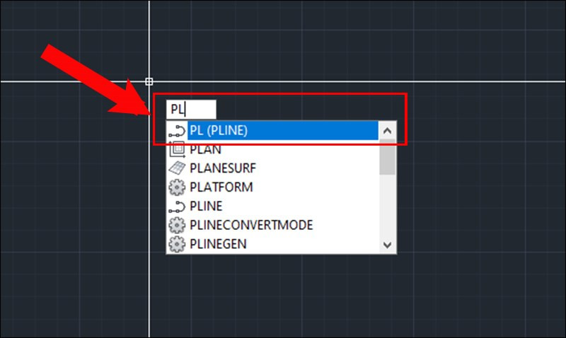 C&aacute;ch vẽ đường cong trong Cad bằng lệnh Pline