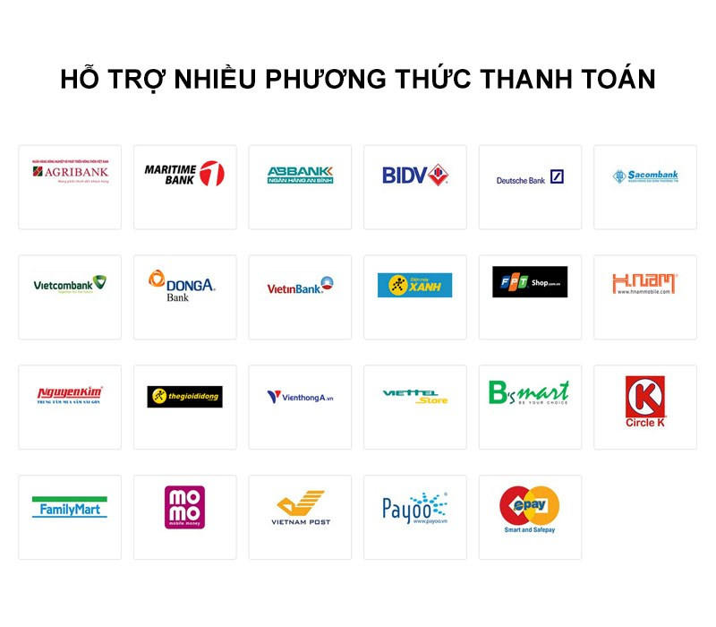 Chi trả khoản vay thông qua nhiều phương thức