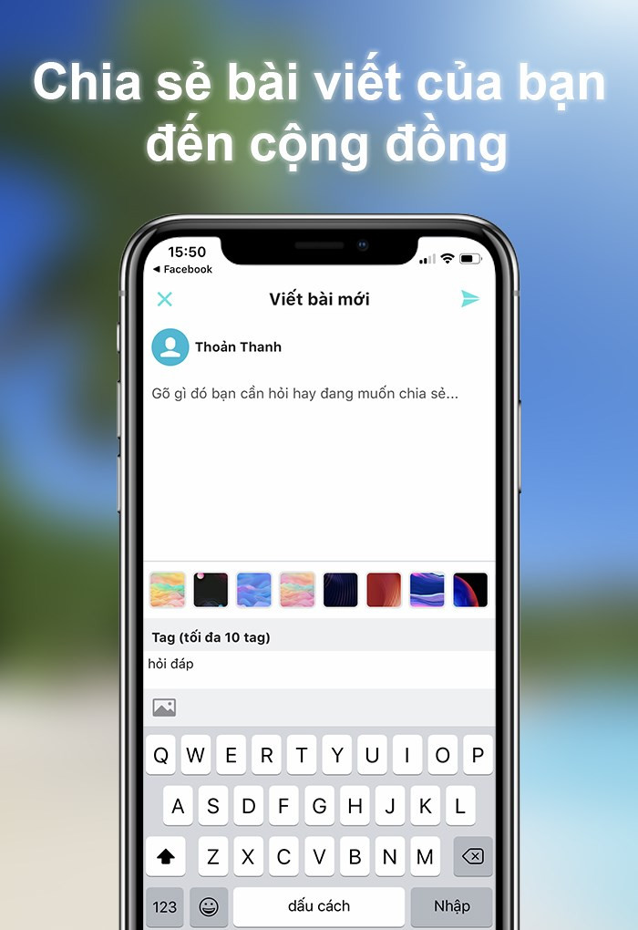 Chia sẻ b&agrave;i viết của bạn
