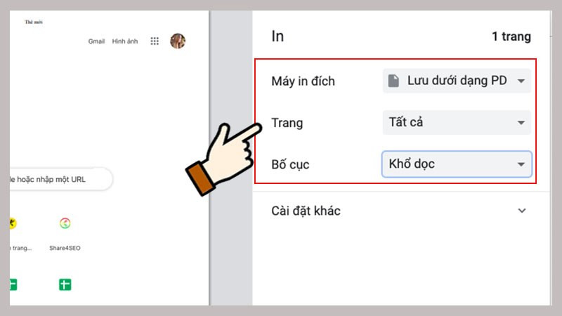 Chọn Lưu dưới dạng PDF