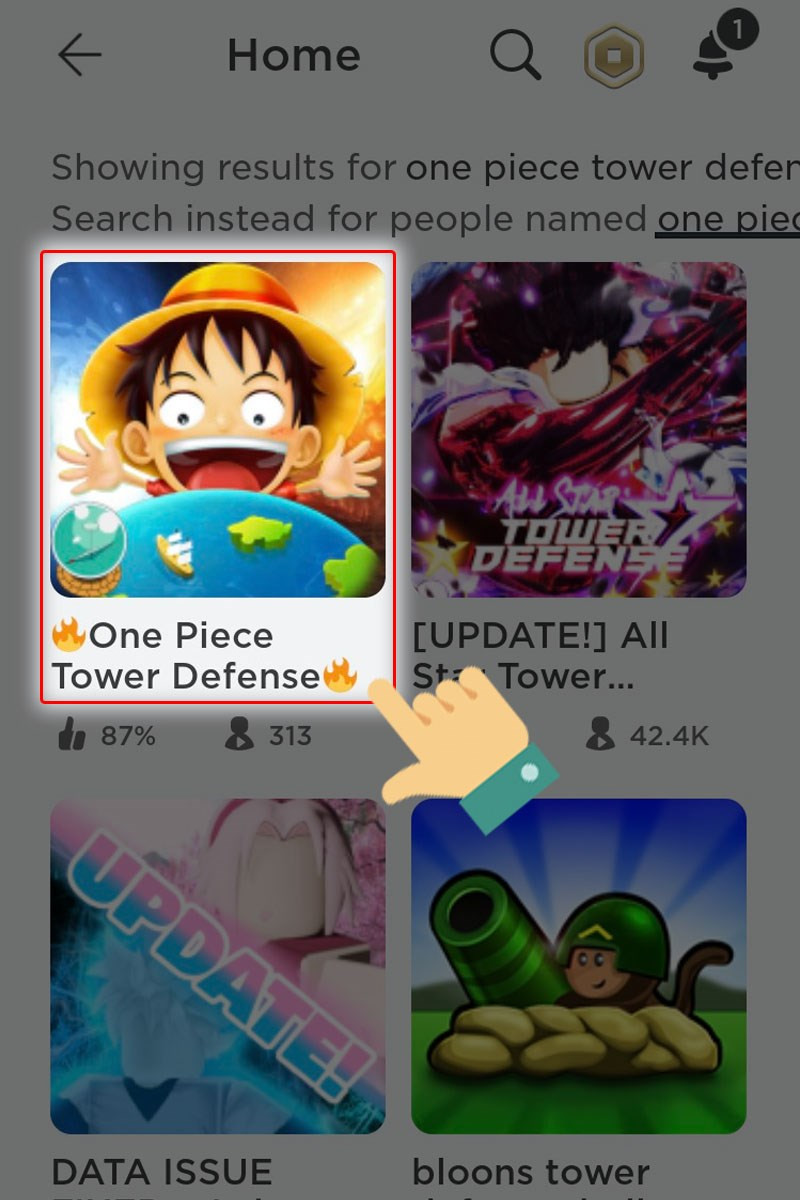 Chọn One Piece Tower Defense