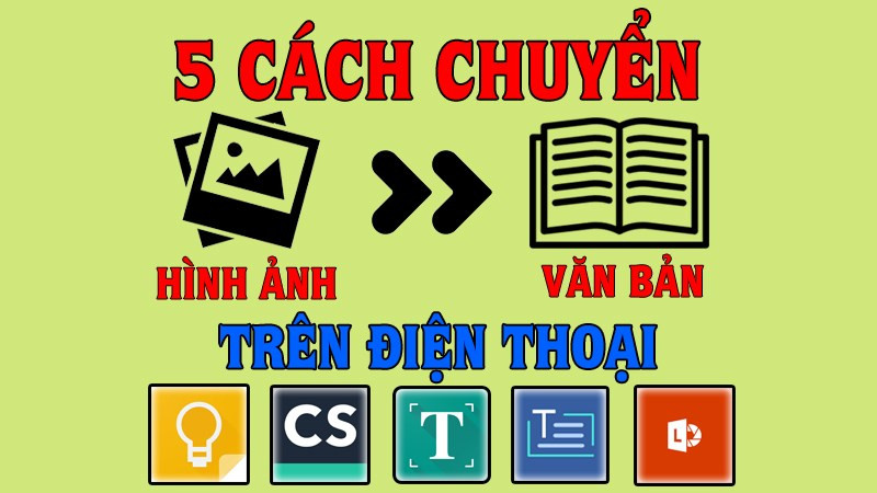 Chuyển ảnh thành văn bản