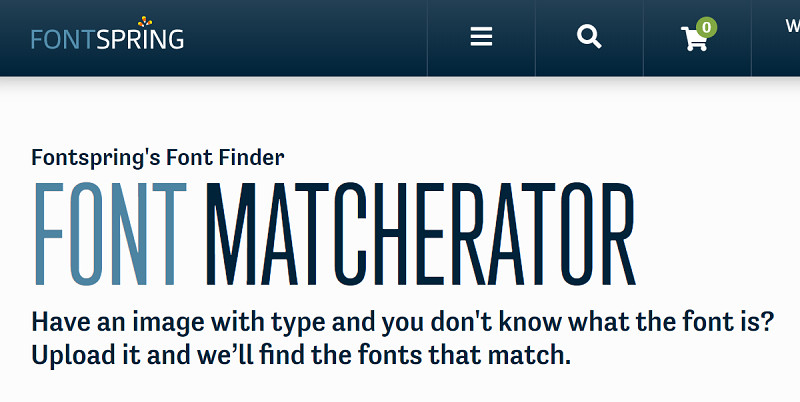 C&ocirc;ng cụ FONT MATCHERATOR