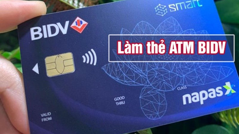 Đăng ký thẻ ATM BIDV online trên điện thoại