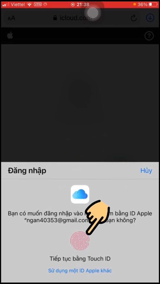 Đăng nhập bằng ID Apple