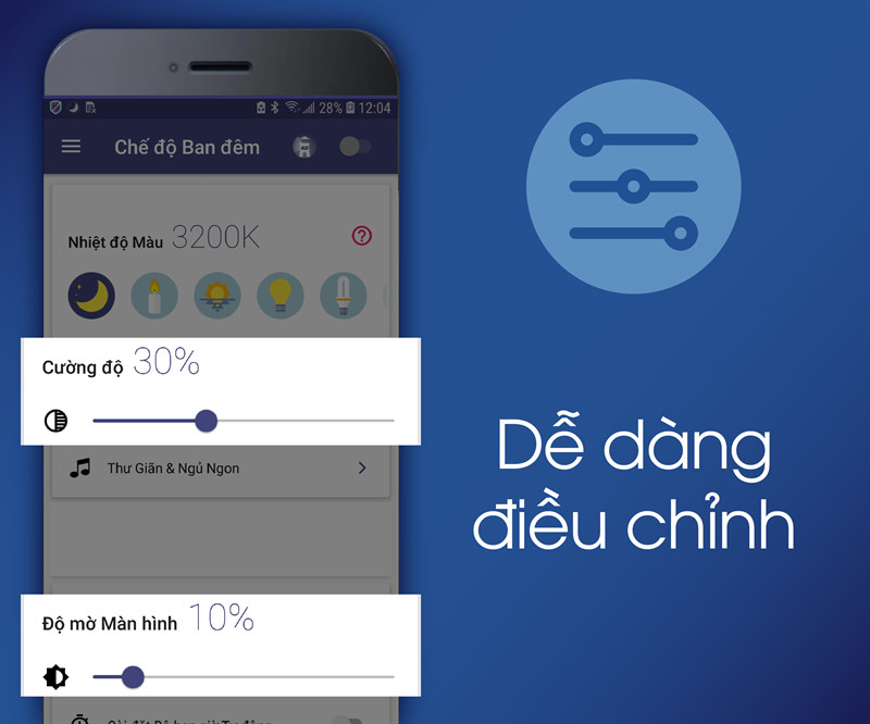 Dễ d&agrave;ng điều chỉnh