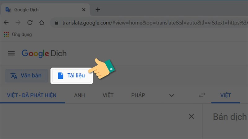 Dịch tài liệu.