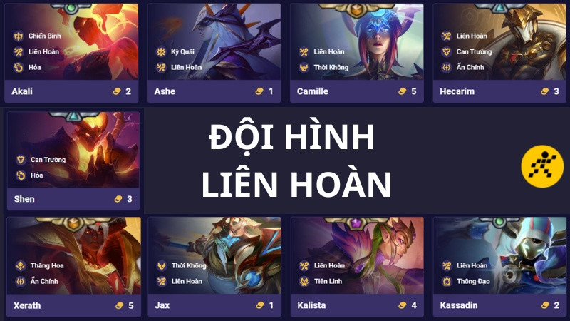 Đội hình Liên Hoàn DTCL