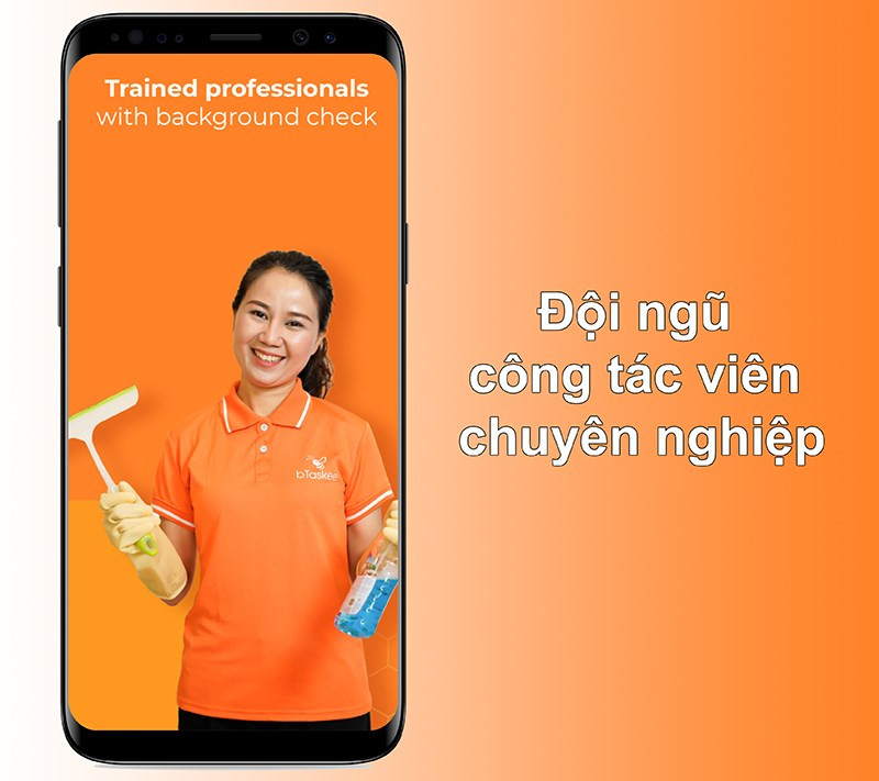 Đội ngũ c&ocirc;ng t&aacute;c vi&ecirc;n chuy&ecirc;n nghiệp