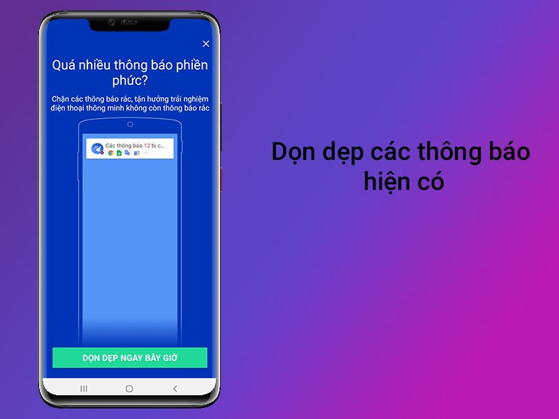 Dọn dẹp thông báo