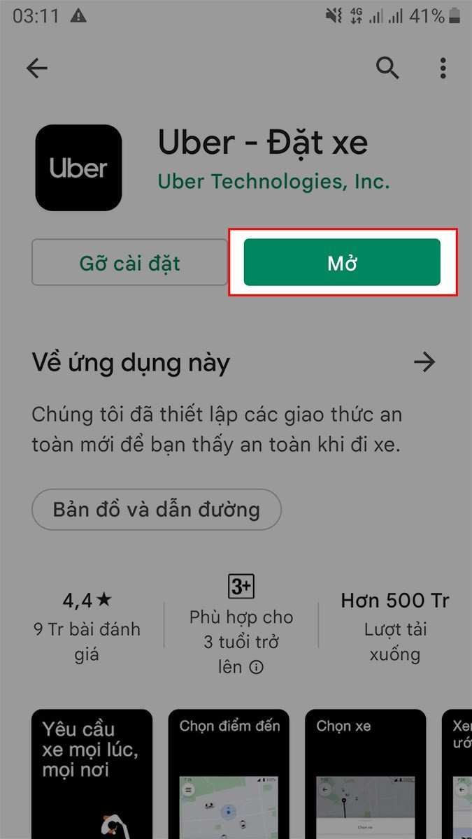 Hướng Dẫn Cài Đặt Uber Trên Điện Thoại Android và iOS Nhanh Chóng