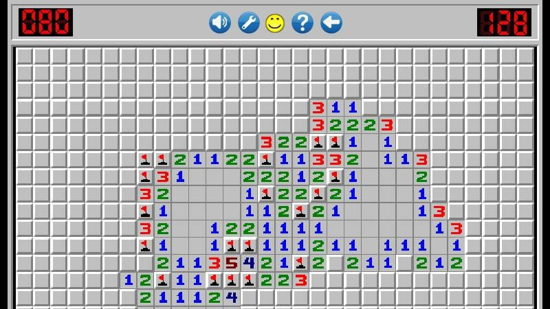 Giao diện game Minesweeper